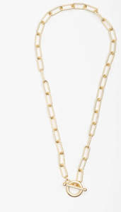 Lavinia Fob Necklace Gold