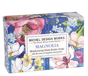 Michel Design Works Magnolia Soap (Boxed -  Blue)