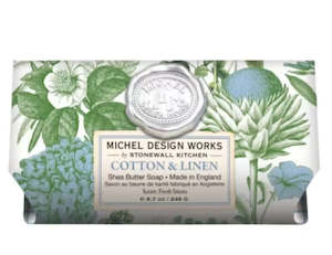 Michel Design Works Cotton & Linen Large Soap Bar