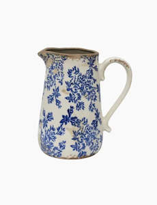 Blue Floral Jug