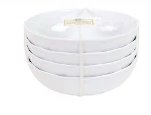 Michel Design Works White On White Cereal Bowl