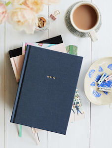 Homewares: Write. Lined Journal. Blue