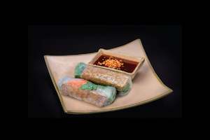 Vegetarian: VG4 - VEGETABLE SUMMER ROLL (2PCS)