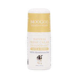 MooGoo Fresh Cream Deodorant - Oats & Honey 60ml