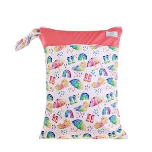 Rainbow Rain Wet Bag