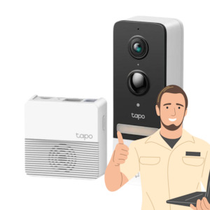 TP-Link Tapo 2K Wireless Video Doorbell with Hub