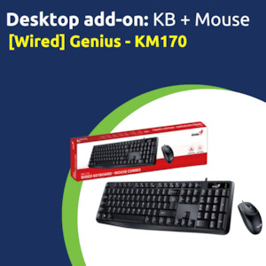 Add on - Keyboard and Mouse Set (Wired)