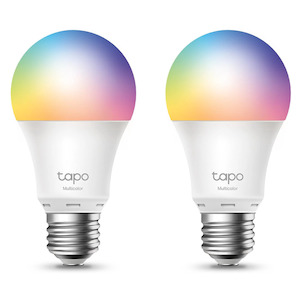 TP-Link Tapo Smart Multicolour Bulb (E27) [2-Pack]