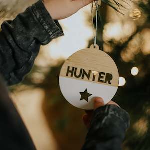 CHRISTMAS: The Original Personalised Christmas Bauble