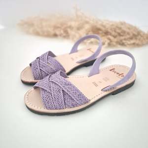 LOVELEE WOVEN PEEP-TOE AVARCA LILAC