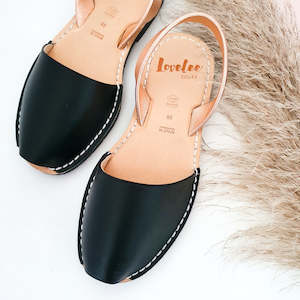 BLACK & ROSE GOLD - SOFT SOLE AVARCA - WIDER FIT