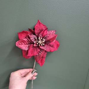 Poinsettia Red Pick