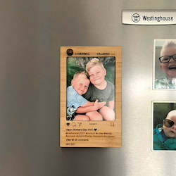 Personalised Instagram Style Frame Magnet