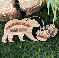 Add-on Bear Hugs Paw Tags