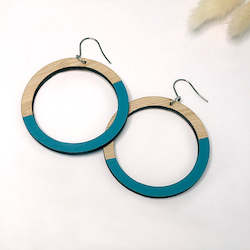 Splice Hoop Dangly Earrings