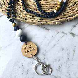 Teacher Gifts 1: Personalised Beaded Lanyard