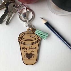 Personalised Teacher Fuel Keyring