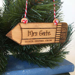 Teacher Gifts 1: Teacher Xmas Decoration