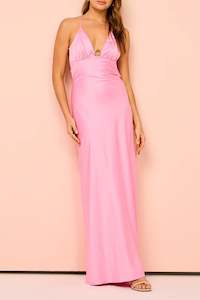 Liquid Asset Slip Dress in Pink