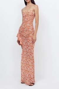 Firefly Strapless Dress in Fiesta Floral