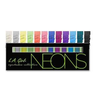 LA Girl Beauty Brick Eyeshadow Palette - 334 Neons