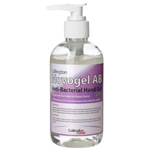 Novogel Hand Sanitiser AB 70% Alcohol Anti-Bacterial Gel 250ml