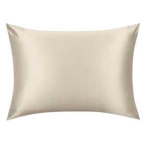 Clothing: Champagne Gold  Silk Pillowcase - King - Zip Closure