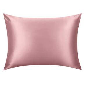 Clothing: Pink Silk Pillowcase - NZ Standard Size - Envelope Closure