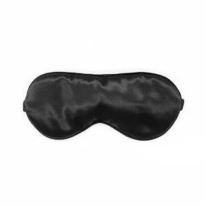 Clothing: Silk Sleep Eye Mask - Black