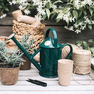 Bartley Burbler Watering Can - Haws, England - 1 Litre Forest Green