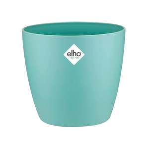 Plant, garden: Cover Pot - Elho Brussels Round - 14cm Mint