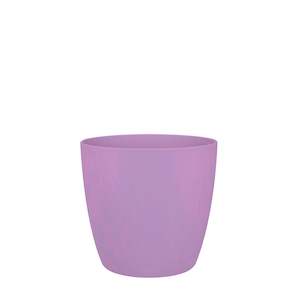 Plant, garden: Cover Pot - Elho Brussels Round Mini - 12.5cm Lavender