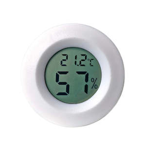 Plant, garden: Digital 2-in-1 Mini Temperature and Humidity Meter - White