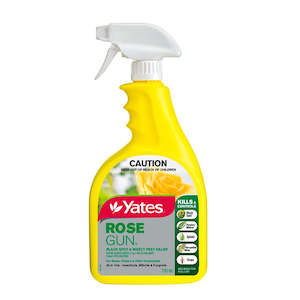 Plant, garden: Yates Rose Gun Spray - Fungicide & Insecticide - for Powdery Mildew, Aphids, Thrips, Mites - 750ml