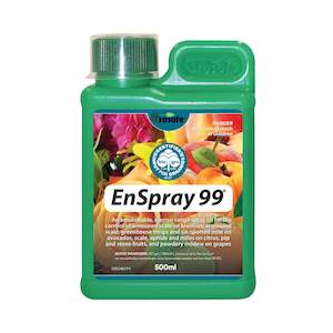 Plant, garden: Grosafe Enspray 99 Spraying Oil - for Mealybugs, Scale, Aphids, Mites, Thrips, Mildew - 500ml Concentrate