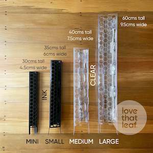 CANOPY Extendable Grow Pole - CLEAR 34cms MINI [from $5 each]