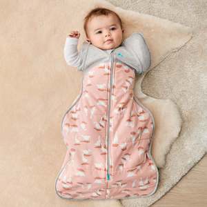 Swaddle Up™ Transition Bag Warm 2.5 TOG - Silly Goose Pink (Large)