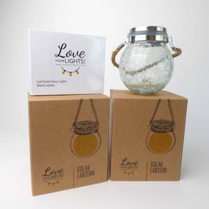 Bundle - Solar Lantern & Solar Seed Fairy Lights