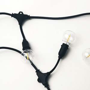 G40 7.6m 25 Bulbs | Festoon Lights | Drop Hang