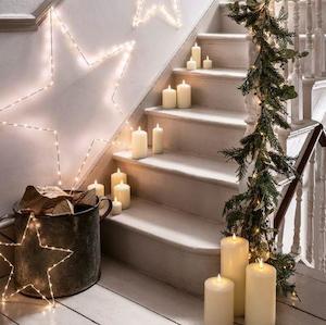 Small & Large Gold Star Fairy Lights | USB | Decorative Indoor