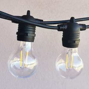 A60 Bulb | 5m 10 Bulbs | Flush Mount Dimmable Festoon Lights