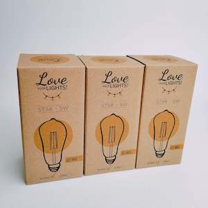 ST58 Amber Bulb | Dimmable | Spare