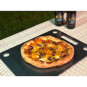 Low 'N Slow Steel Pizza Stone