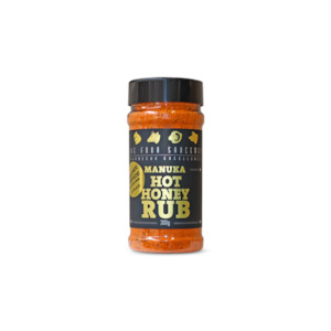 Rubs Seasonings: The Four Saucemen Manuka Hot Honey Rub 300g