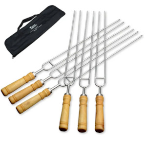 PureQ Wood Handle Hibachi Skewer