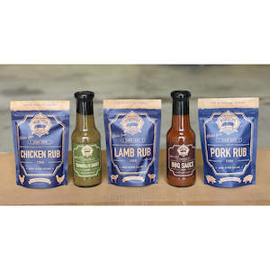 Nz Made Rubs: Morepork BBQ Rub & Sauce Combo Pack