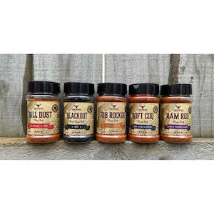 Nz Made Rubs: Rum & Que - Rub Combo Pack (Shakers)