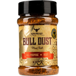 Rum & Que - Bull Dust (200gm Shaker)