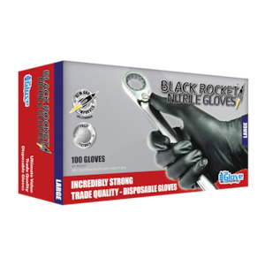 TGC® Black Nitrile Disposable Gloves