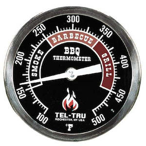 Tel-Tru BBQ Thermometer BQ300 - 3" dial & 2.5" stem